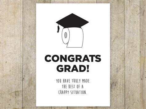 funny printable graduation cards